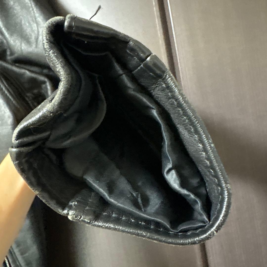 【Schott】641 シングルライダースジャケット 36