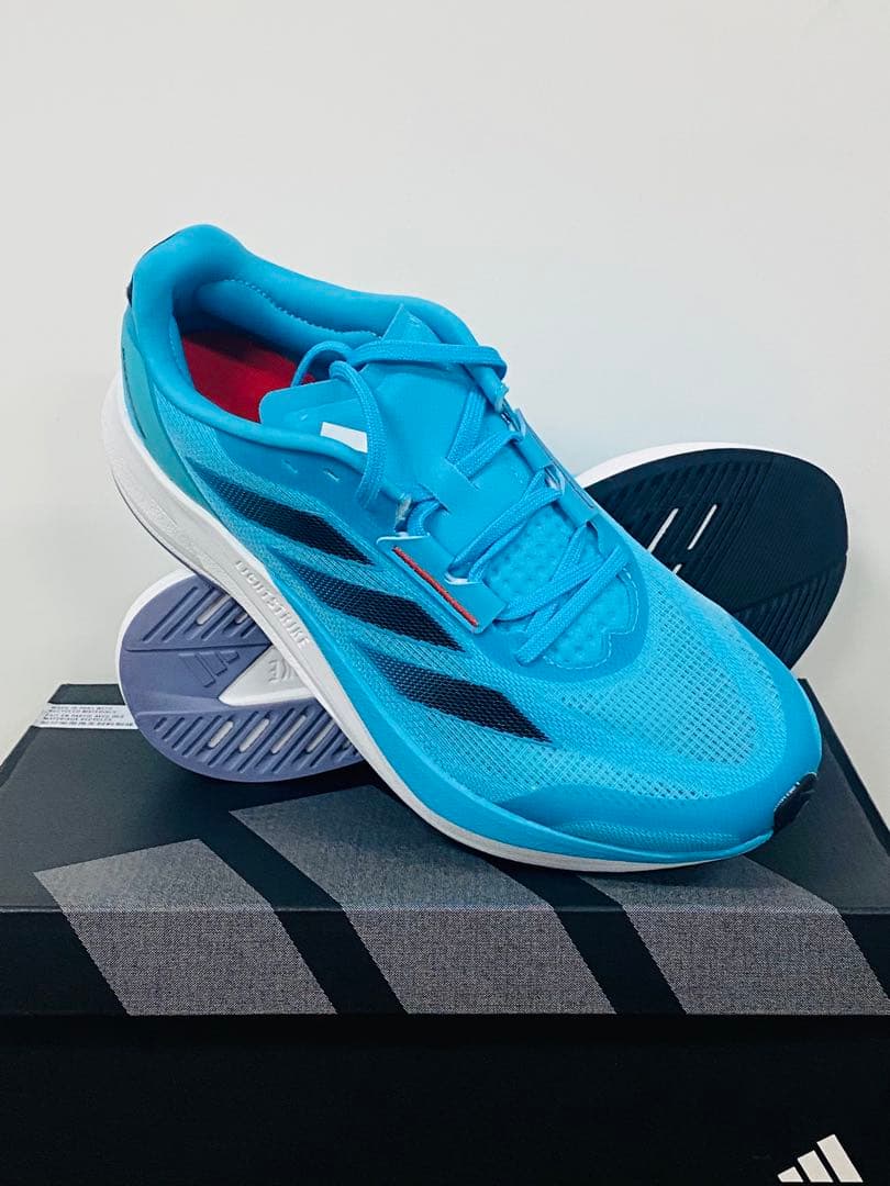 新品adidas ADIZERO DURAMO SPEED M 27.0cm 青