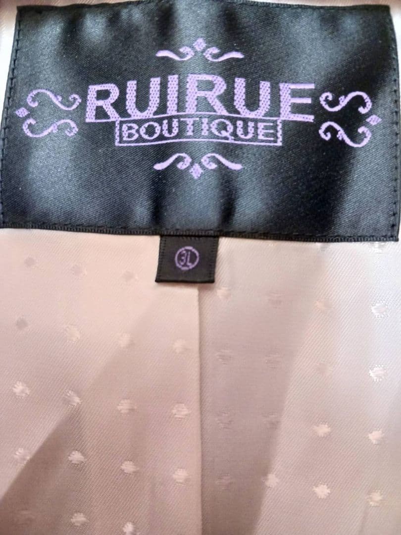 ルイルエのマントコート　大きいサイズ