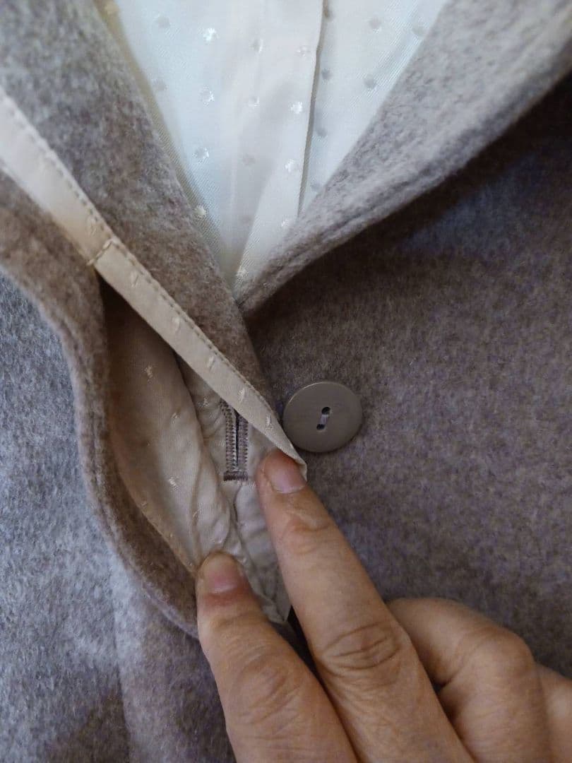 ルイルエのマントコート　大きいサイズ