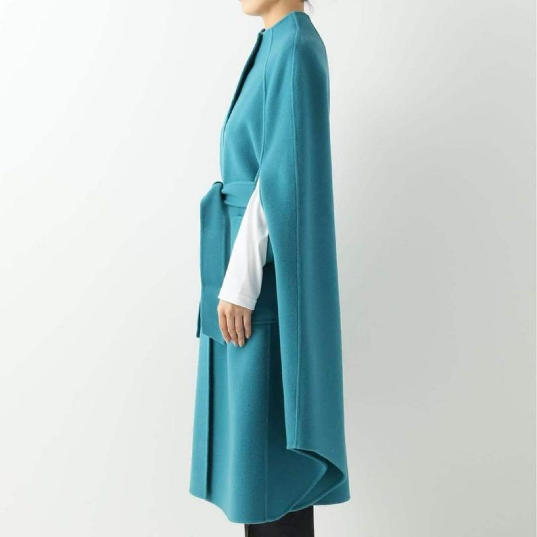 IENA LA BOUCLE ダブルフェイス ボートネック ケープコート - メルカリ