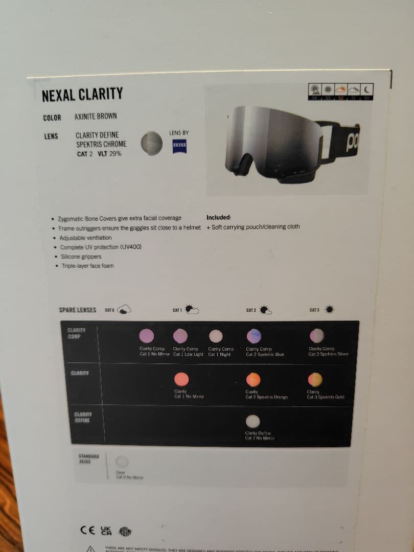 POC NEXAL Clarity ASIAN FIT ゴーグル 日本正規品