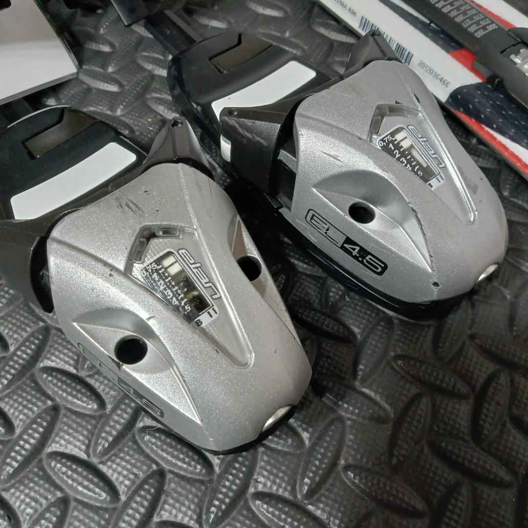 100cm】未使用 エラン ELAN ジュニアスキー板 と中古ビィンディング