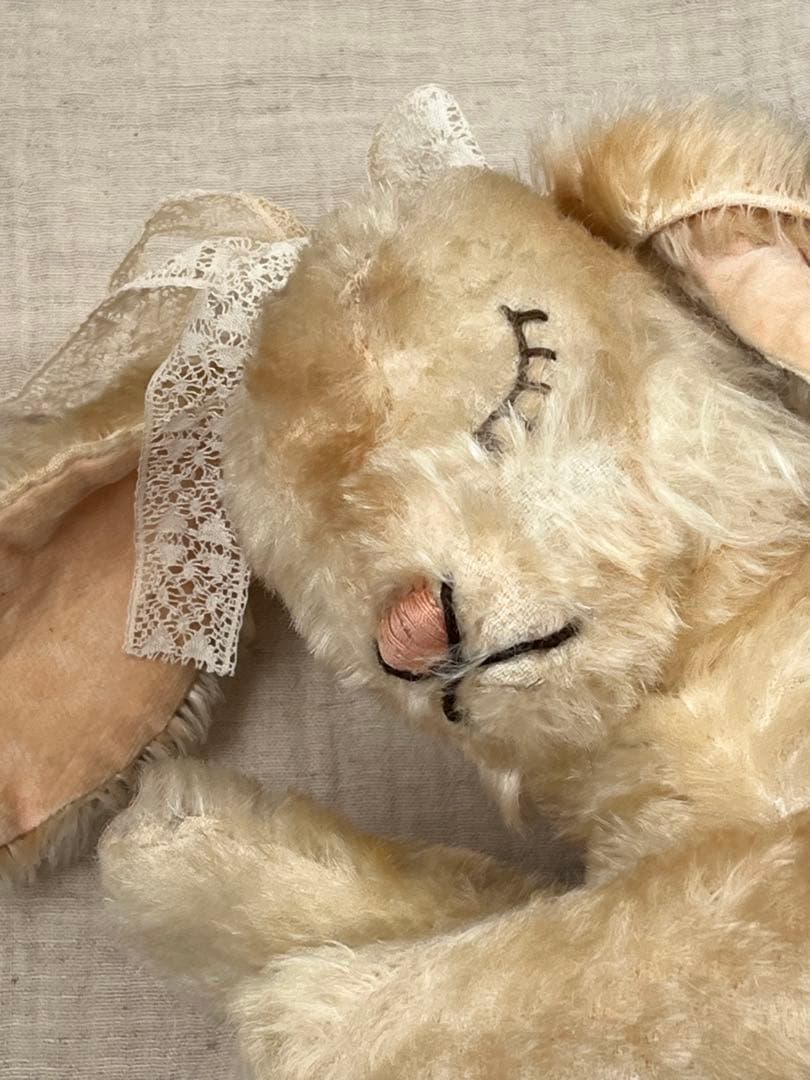 アンティーク/ヴィンテージSteiffシュタイフうさぎ猫羊ぬいぐるみ