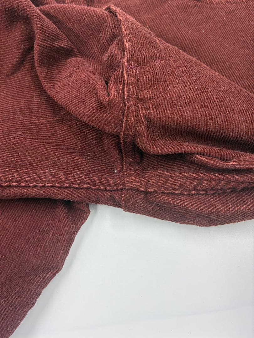 Levi's '80s519 コーデュロイ W33L34 ワインレッド 美品 - パンツ