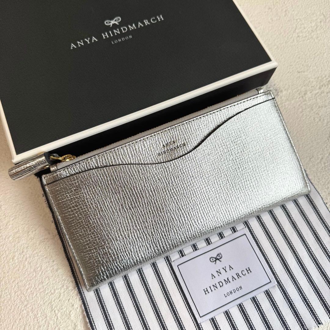 新品 アニヤハインドマーチ 別注 ジップロングウォレット アイズ