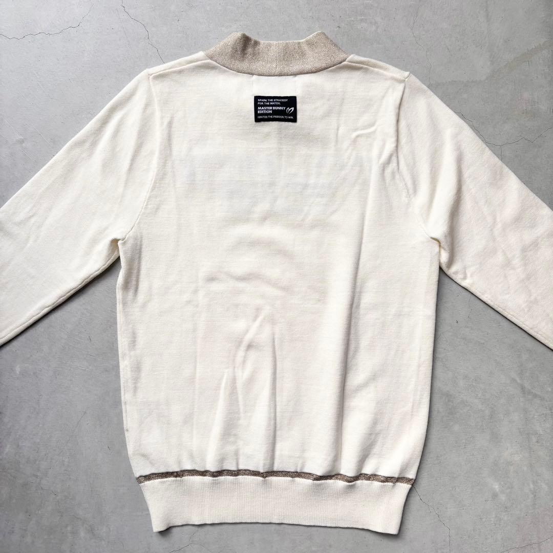 【23年】MASTER BUNNY EDITION ツイストネックラメ ニット