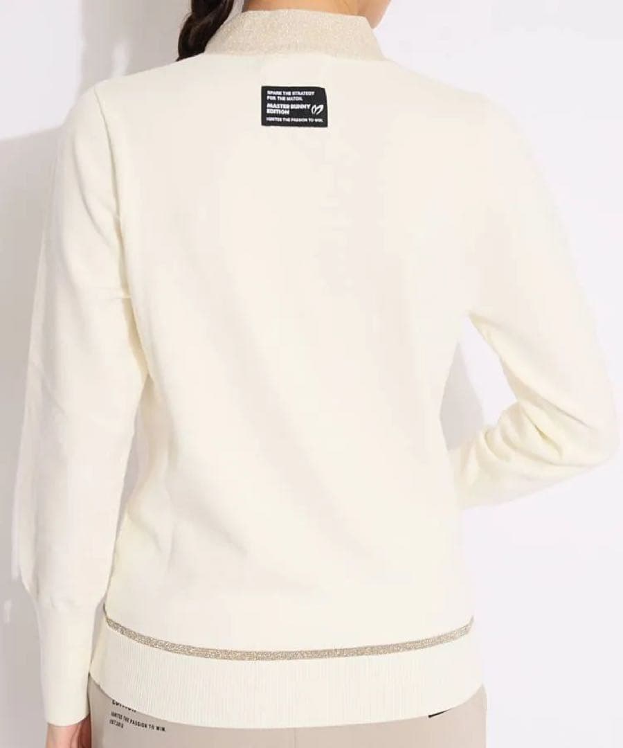 【23年】MASTER BUNNY EDITION ツイストネックラメ ニット