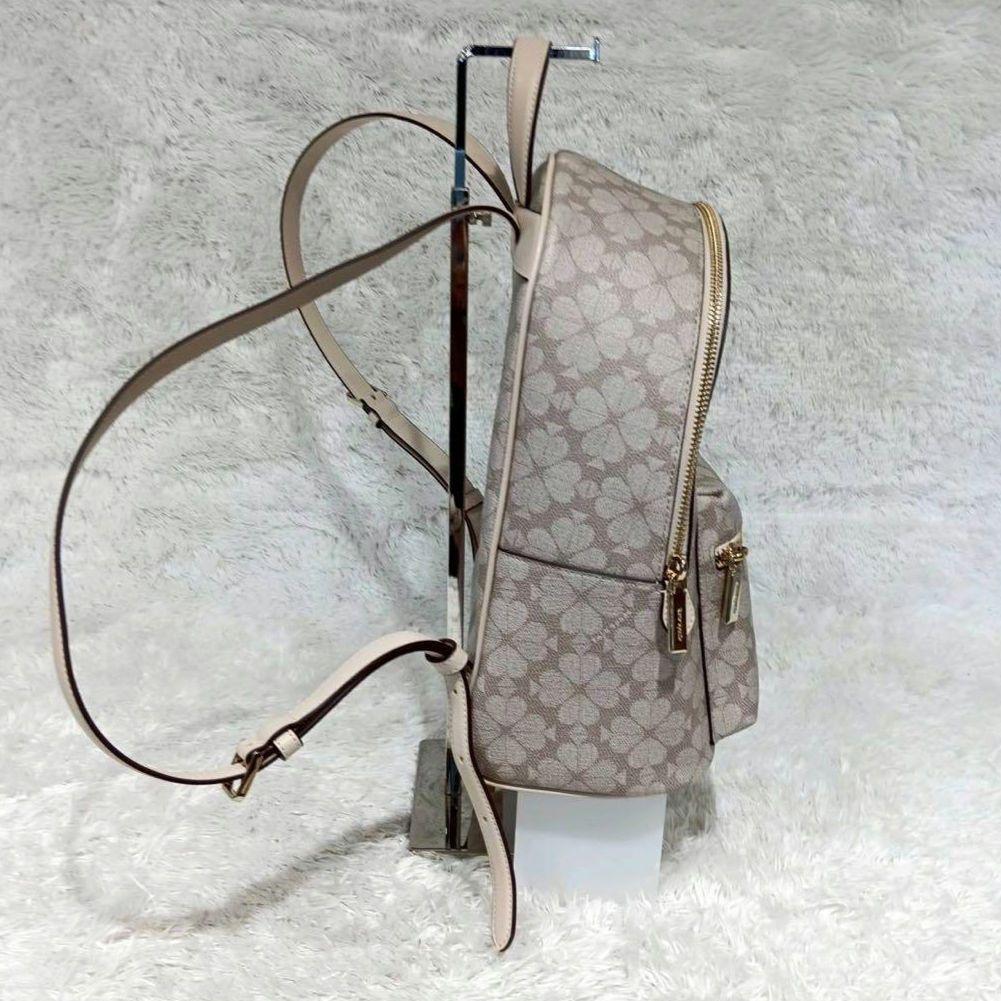 【極美品】kate spade フラワー リュック バックパック ホワイト
