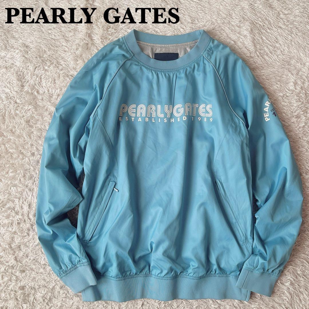 パーリーゲイツ スニード 蓄熱 サイドファスナー ライトブルー メンズ