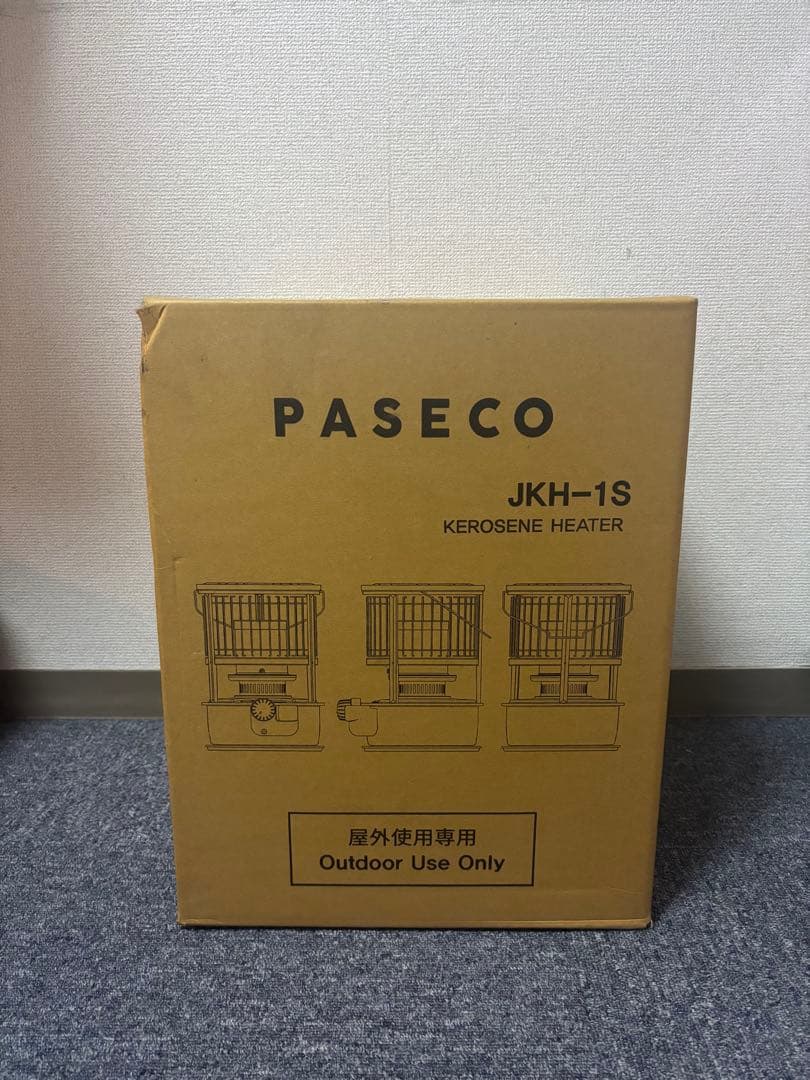 PASECO JKH-1S 対流型石油ストーブ アウトドア用 ブラック