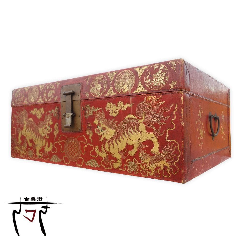 中古】K▽支那 清国末 大正時代 中国文物 清朝中国 箱 (37626) - メルカリ