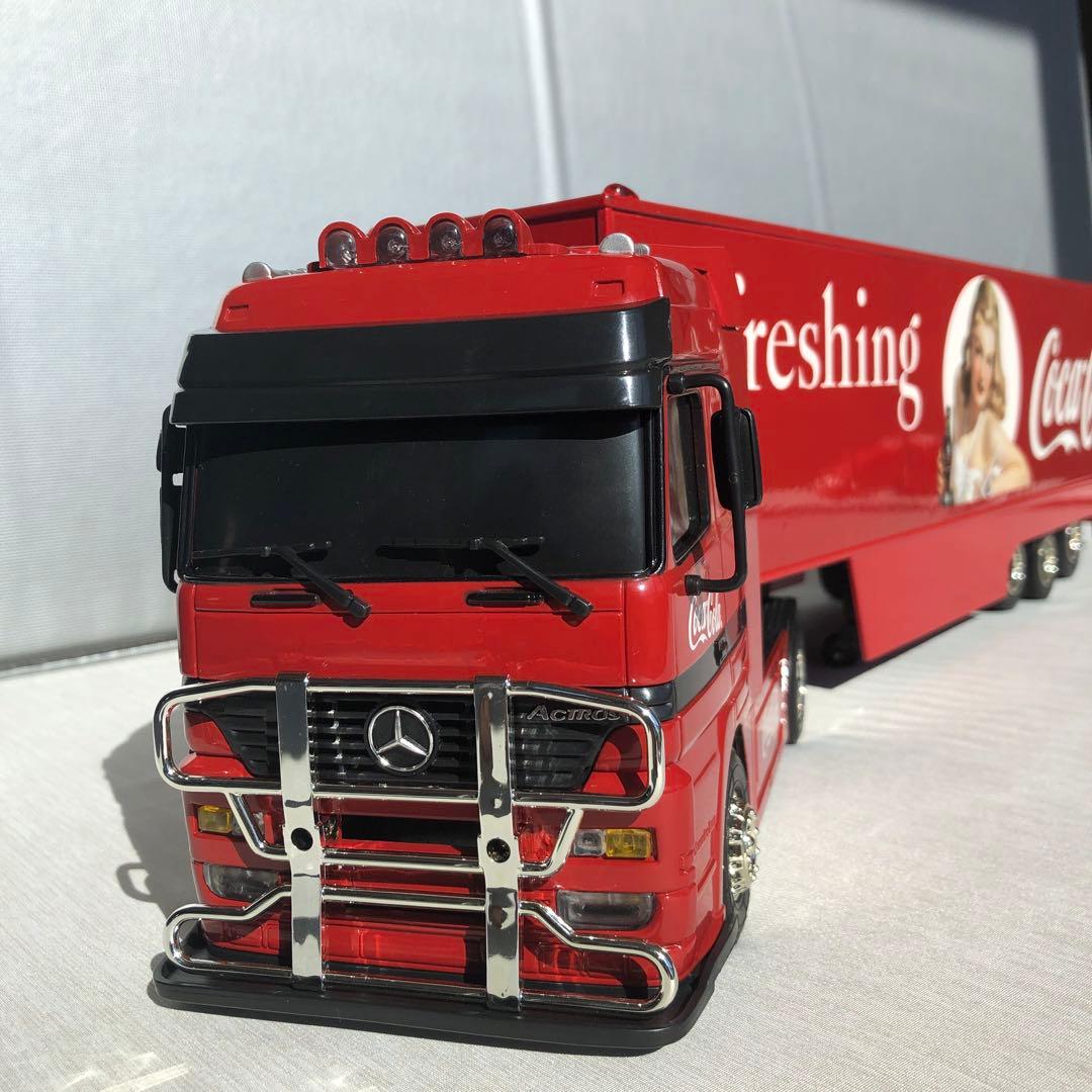 コカコーラ トレーラー ラジコン 120th 1/24 ベンツ レトロ 希少