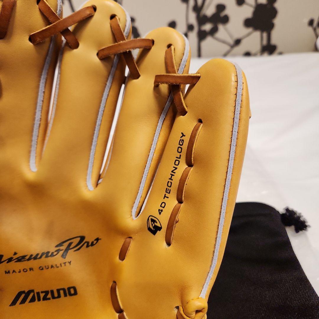 希少】ミズノプロ 軟式 ノースアメリカンステアハイド サイズ9