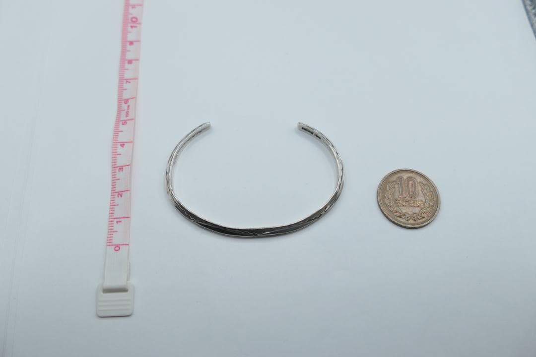 未使用　ナバホ　エレイン　タヘ　tahe　スタンプワーク　バングル　ブレスレット