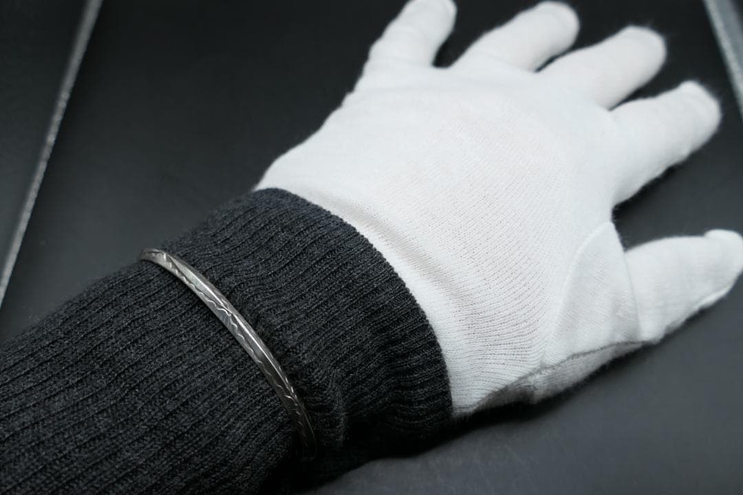 未使用　ナバホ　エレイン　タヘ　tahe　スタンプワーク　バングル　ブレスレット