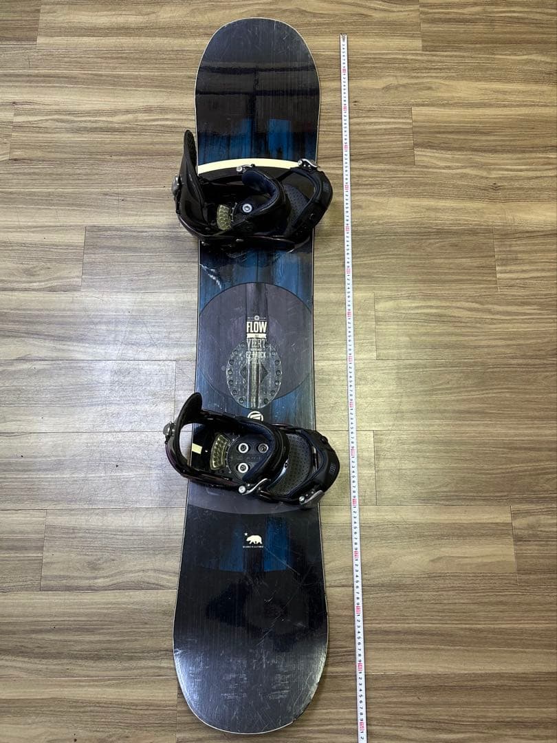 スノーボード FLOW 151cm ビンディングBurton size Mセット - メルカリ