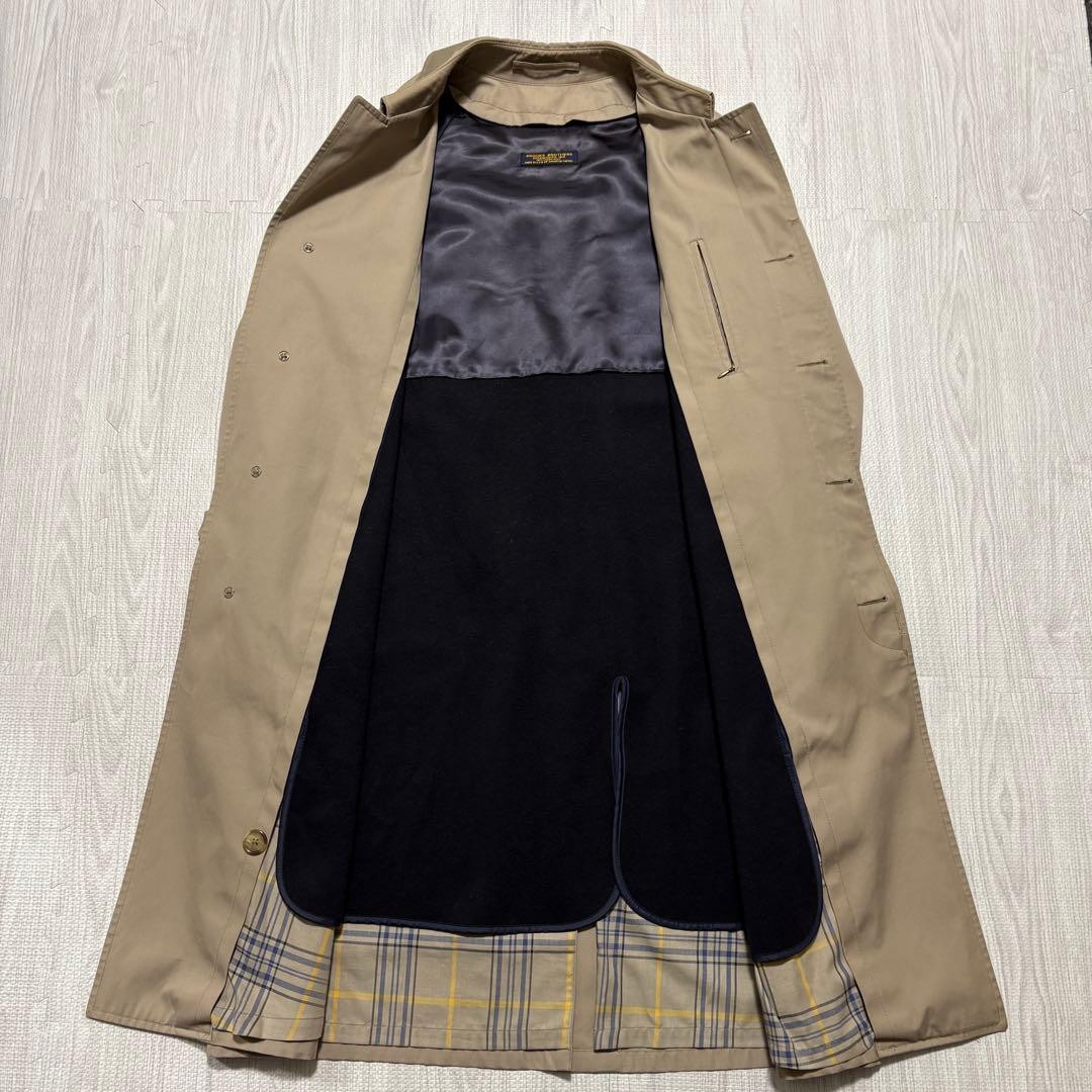 米国製 ブルックス ブラザーズ ステンカラーコート 38R ベージュ ライナー付