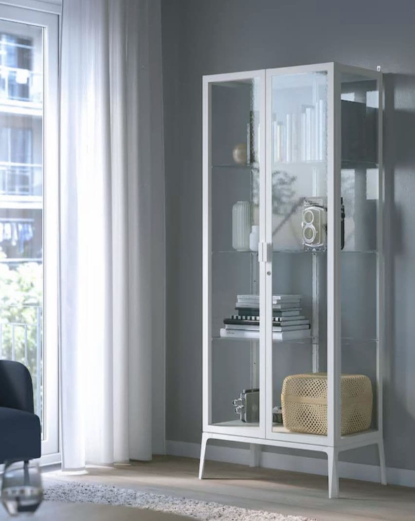 IKEAミルスボ コレクションケースショーケースホワイト - メルカリ