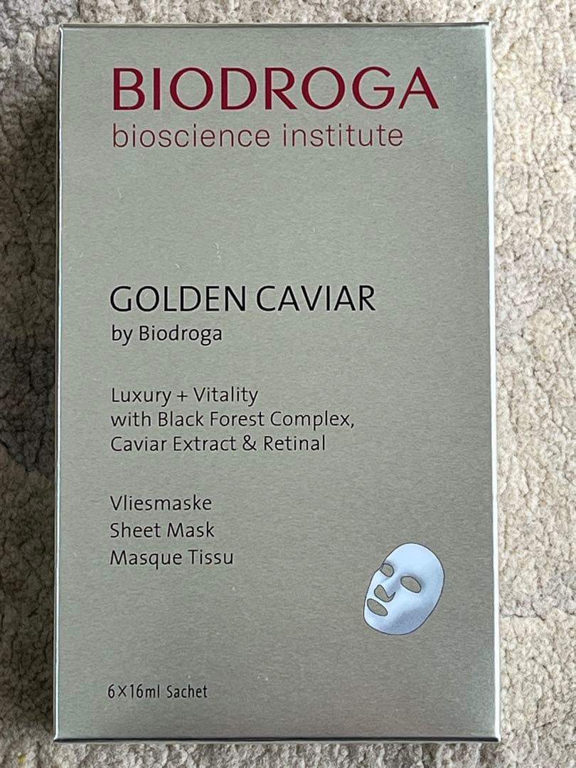 Biodroga Golden Caviar シートマスク 16ml 6枚 - メルカリ
