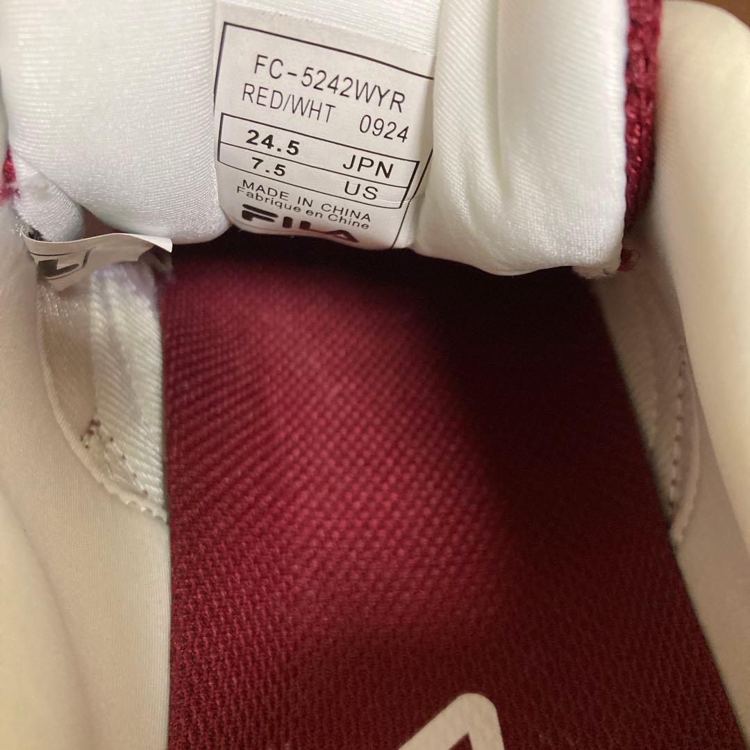 FILA スニーカー 優里コラボ　24.5