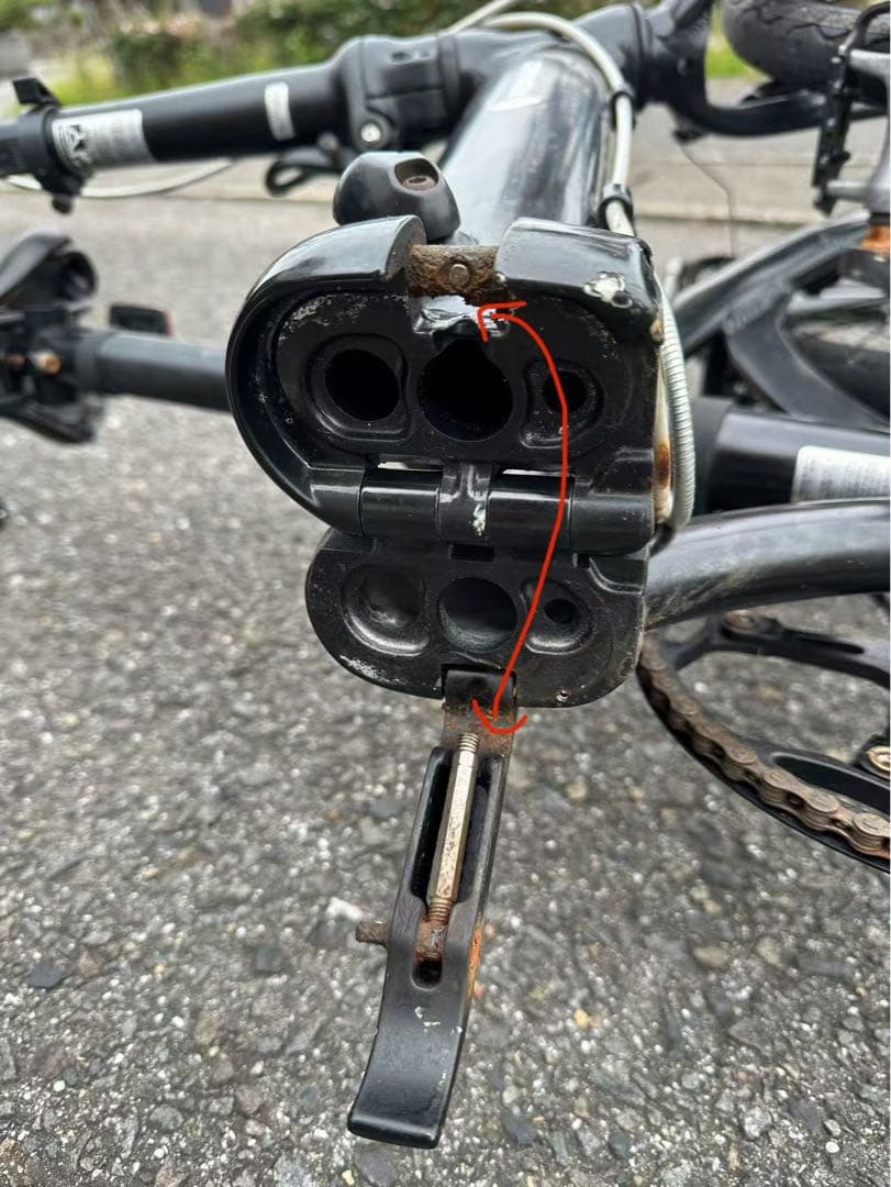 レノー　折りたたみ自転車 LIGHT 7段変速