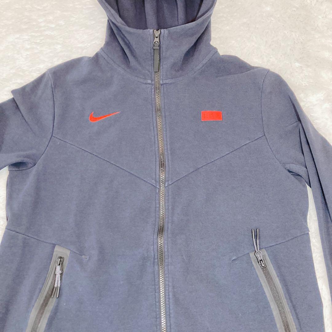 サッカーフランス代表 セットアップ ネイビー サイズ上下L ジップポケット