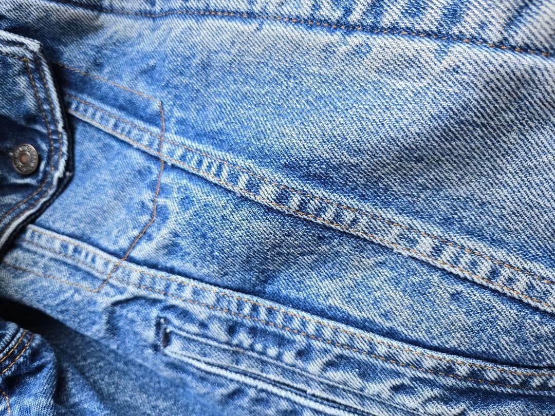 濃淡ヒゲ/サイズ46　USA製 Levi's 70506 ライナー付 524刻印