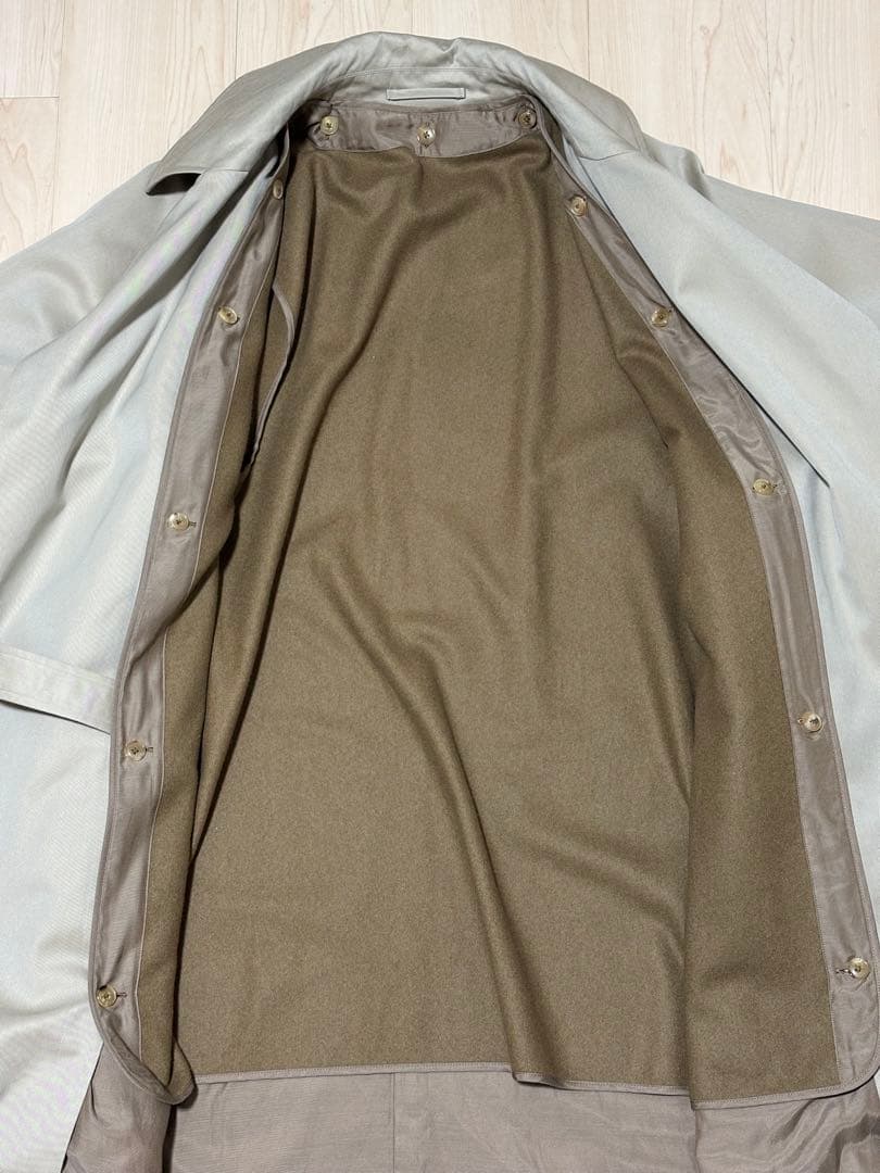 COMOLI コットンキャバタイロッケンコート ベージュ