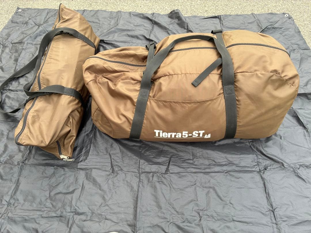 【オガワ×アポリト ティエラ5st テント】 アップフライポール・マルチシート付