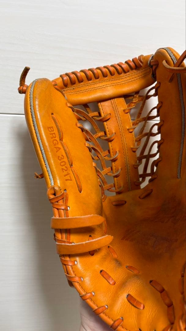 ZETT 軟式グローブ BRGA30217 オレンジ