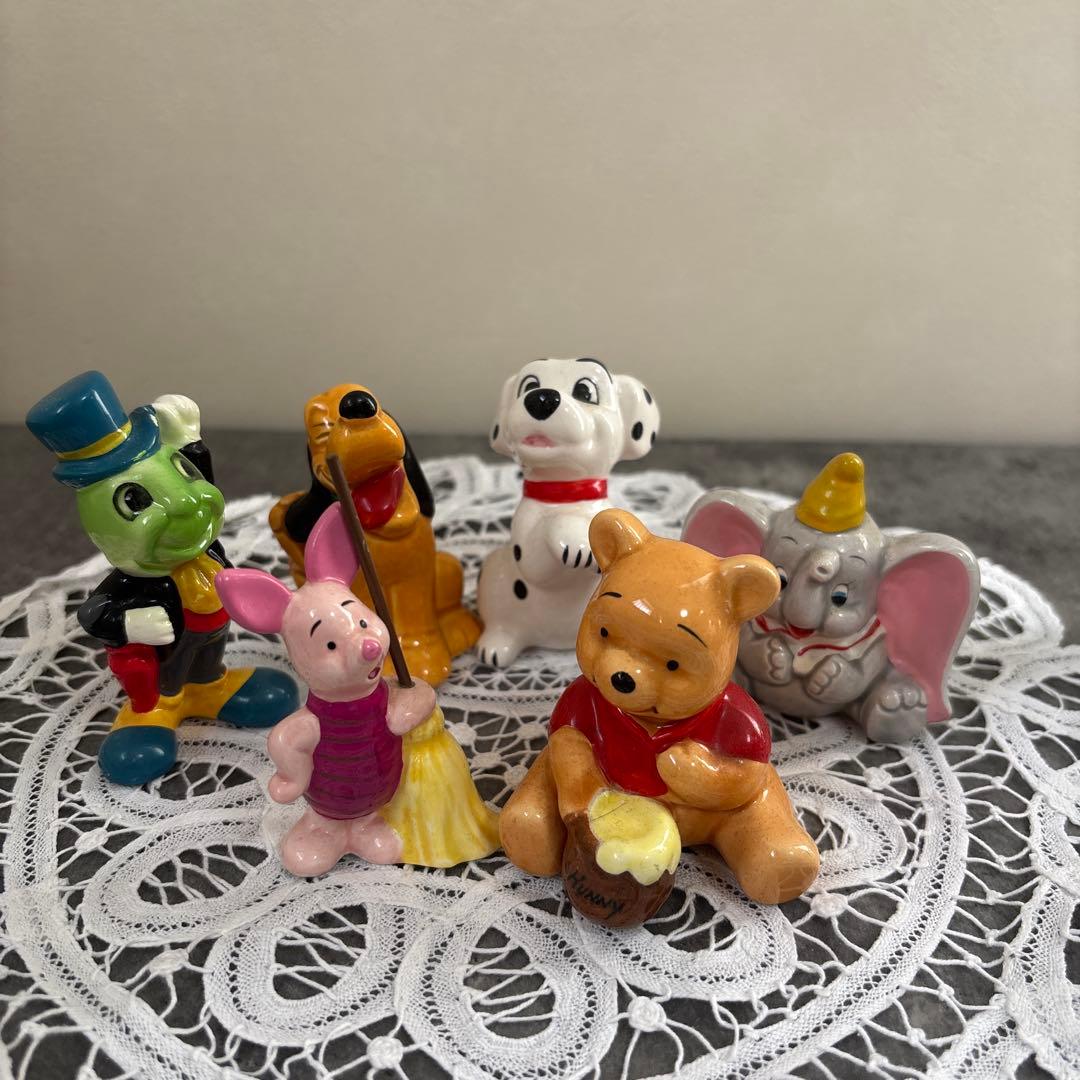 東京ディズニーランド　陶器 置物　18個　まとめてセット　レトロ　ヴィンテージ