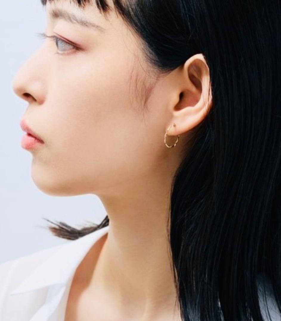 ■現行品■【Jewel closet by L&Co.】K10フープピアス