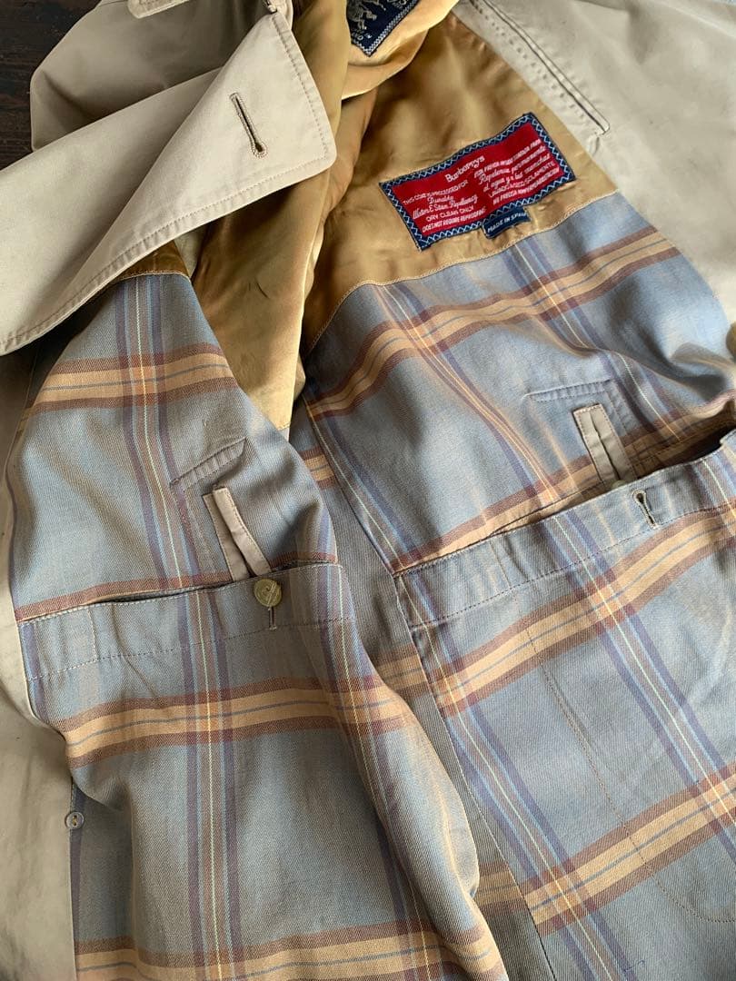 バーバリー バルカマンコート ステンカラー　ヴィンテージ 60's XL