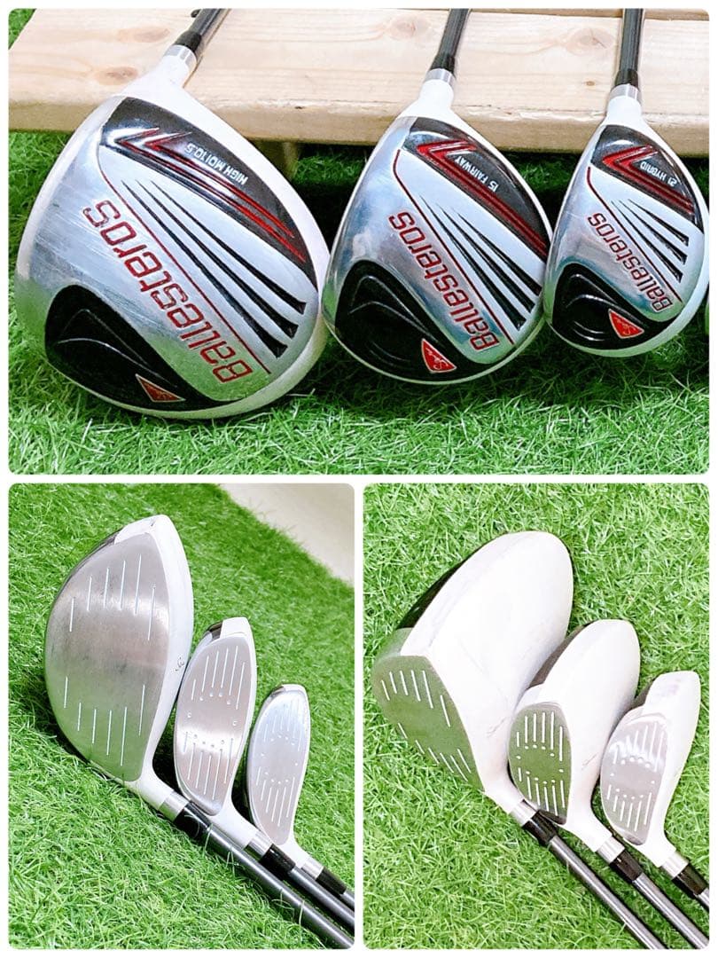 1.セベ・バレステロス　初心者　入門　ゴルフクラブ　メンズセット　FLEX R