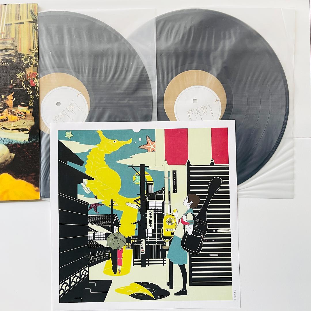 貴重 初回オリジナル盤 レコード2枚組 スピッツ 三日月ロック Spitz