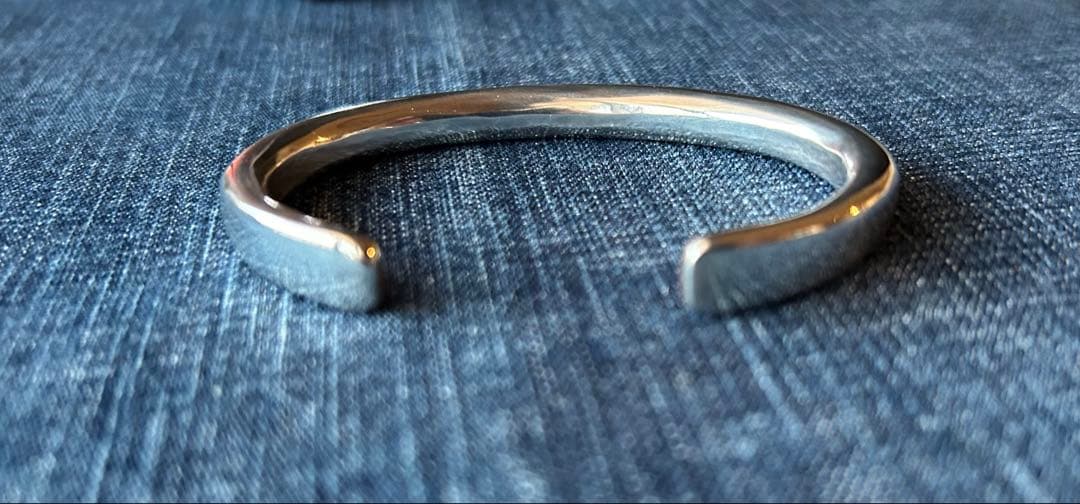 DOUBLE RL スターリングシルバー バングル USA製 RRL 希少品 M - メルカリ