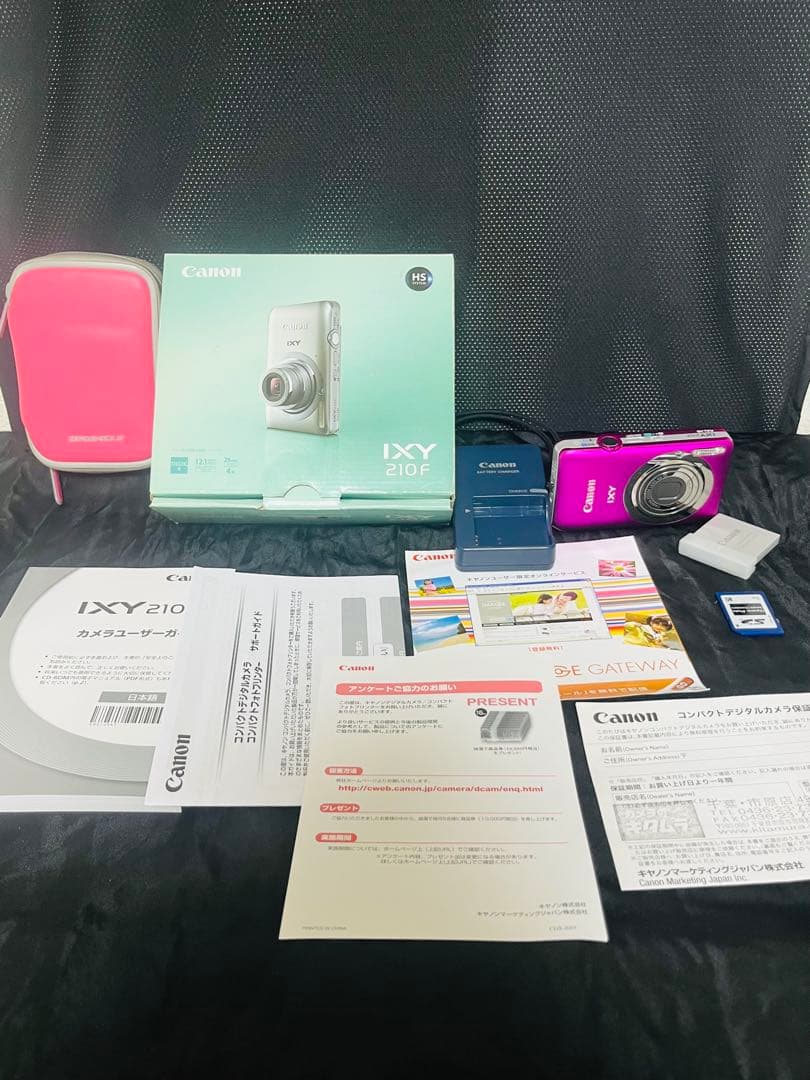 Canon キャノン IXY210F コンパクトデジタルカメラ 【 ピンク】
