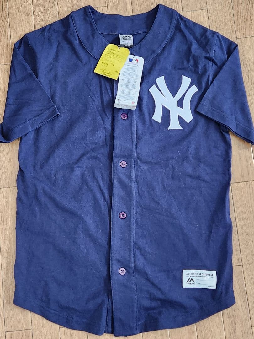 Majestic MLBゲームシャツ ユニフォーム ヤンキース マークテシェイラ