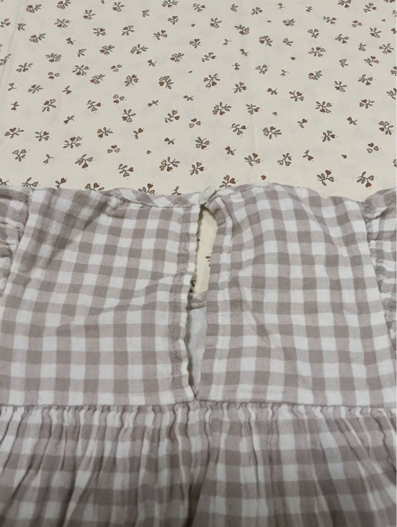 SOOR PLOOMチェック柄ワンピースPedra 8y