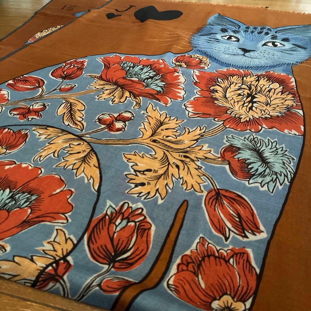 新品★INOUI EDITIONS★猫　ネコ　ストール　ウール　シルク