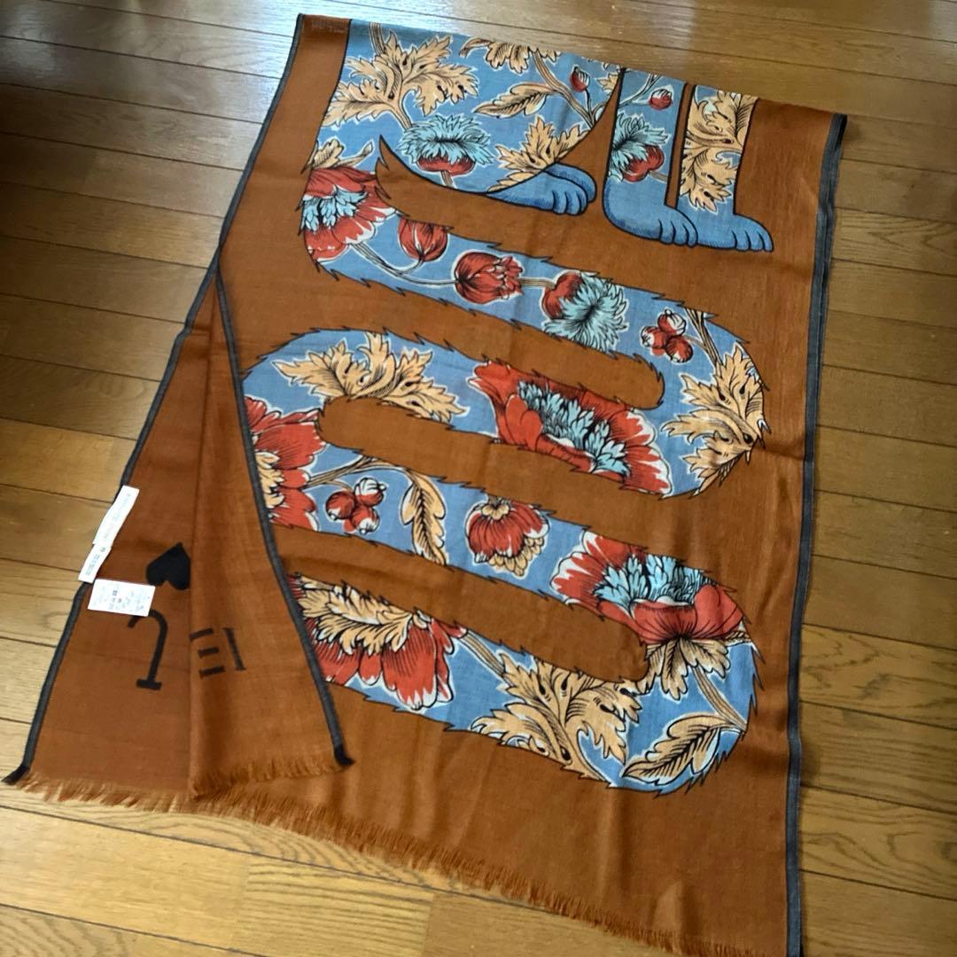 新品★INOUI EDITIONS★猫　ネコ　ストール　ウール　シルク