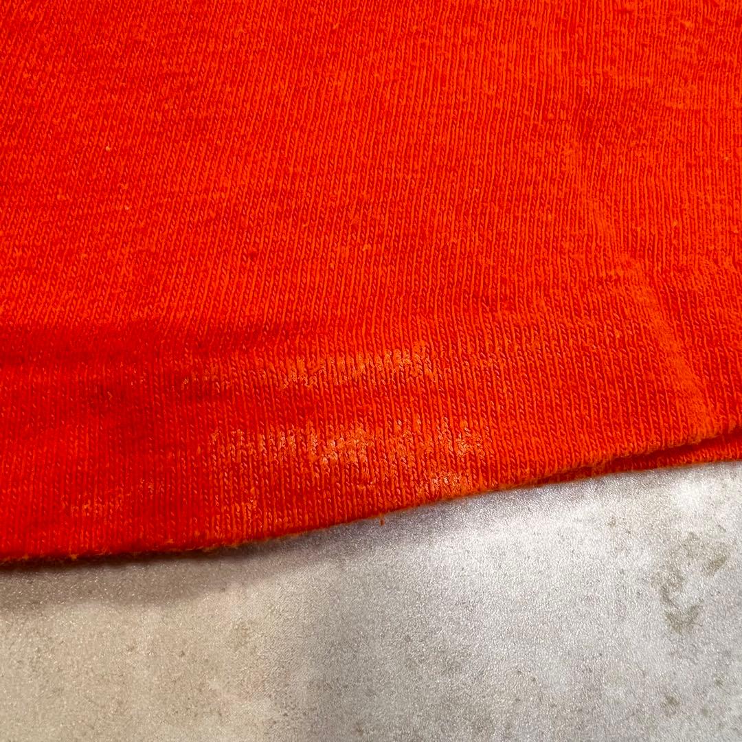 70s \"champion\" ミュージックシアター フットボールTシャツLサイズ