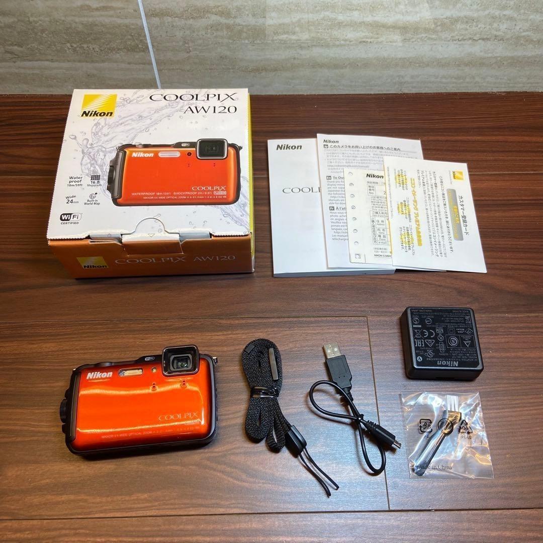 Nikon coolpix AW120 デジカメ ほぼ新品 4047