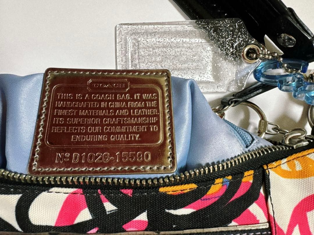 coachアクセサリーポーチ ワンショルダー グラフィック y2k