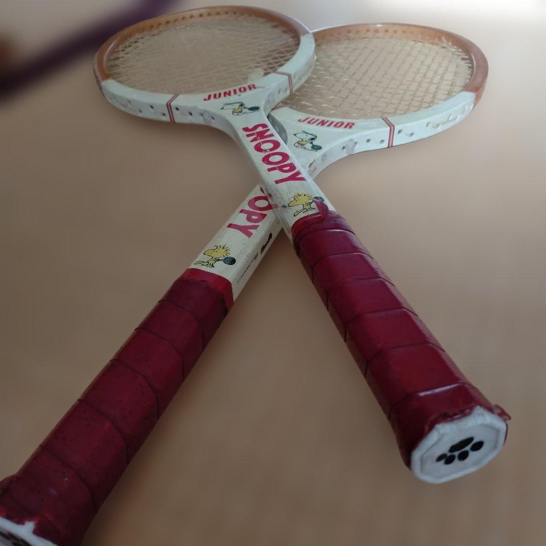 SNOOPY ジュニアテニスラケット 2本セット