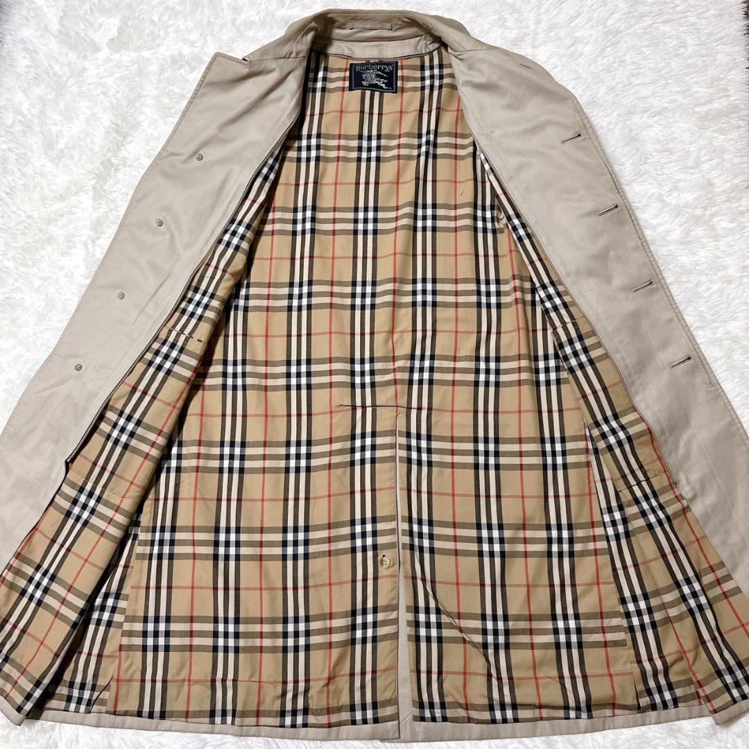 【希少】Burberrys バーバリー ステンカラーコート ノバチェック