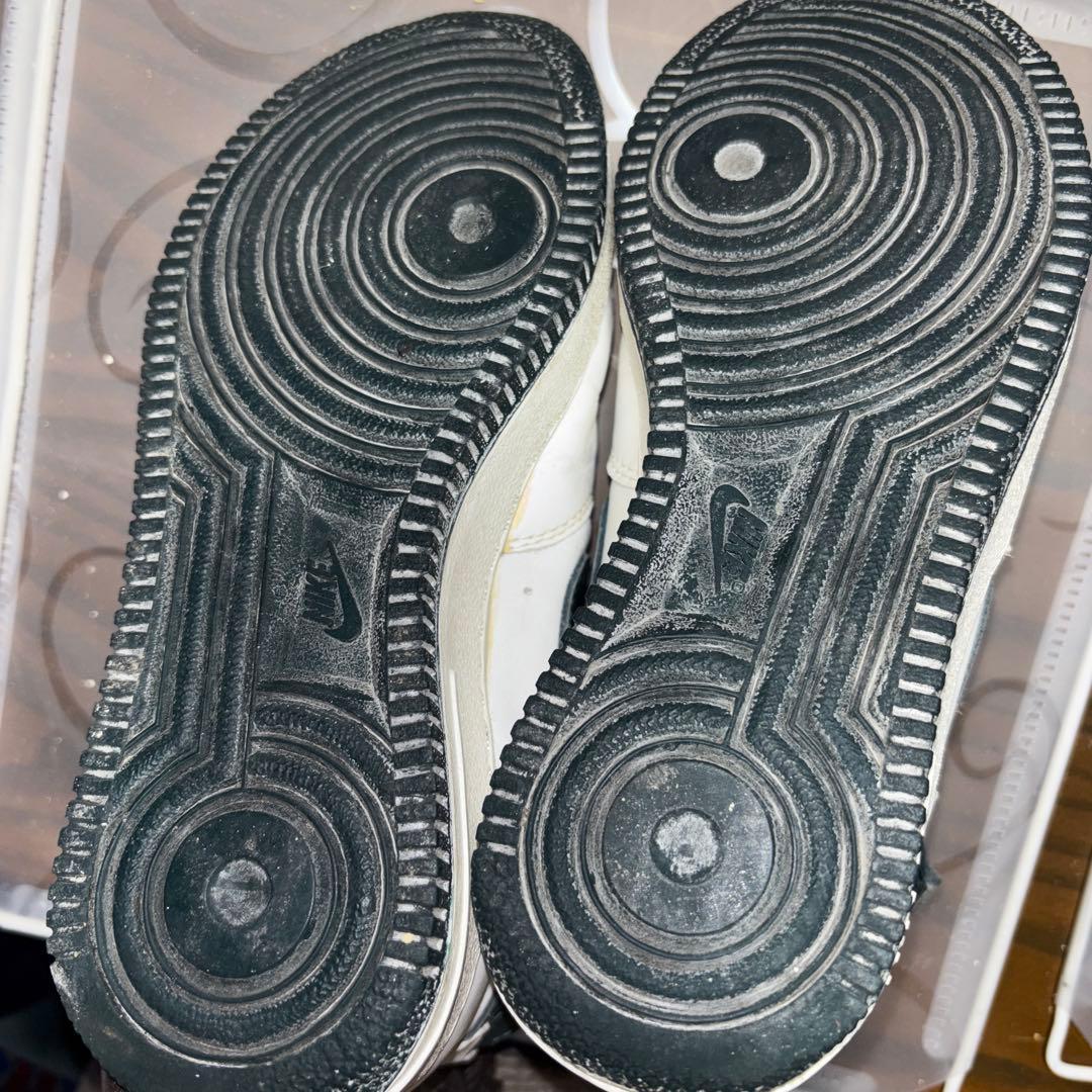 Nike Air force1 ハイカットシューズ ホワイト/グリーン