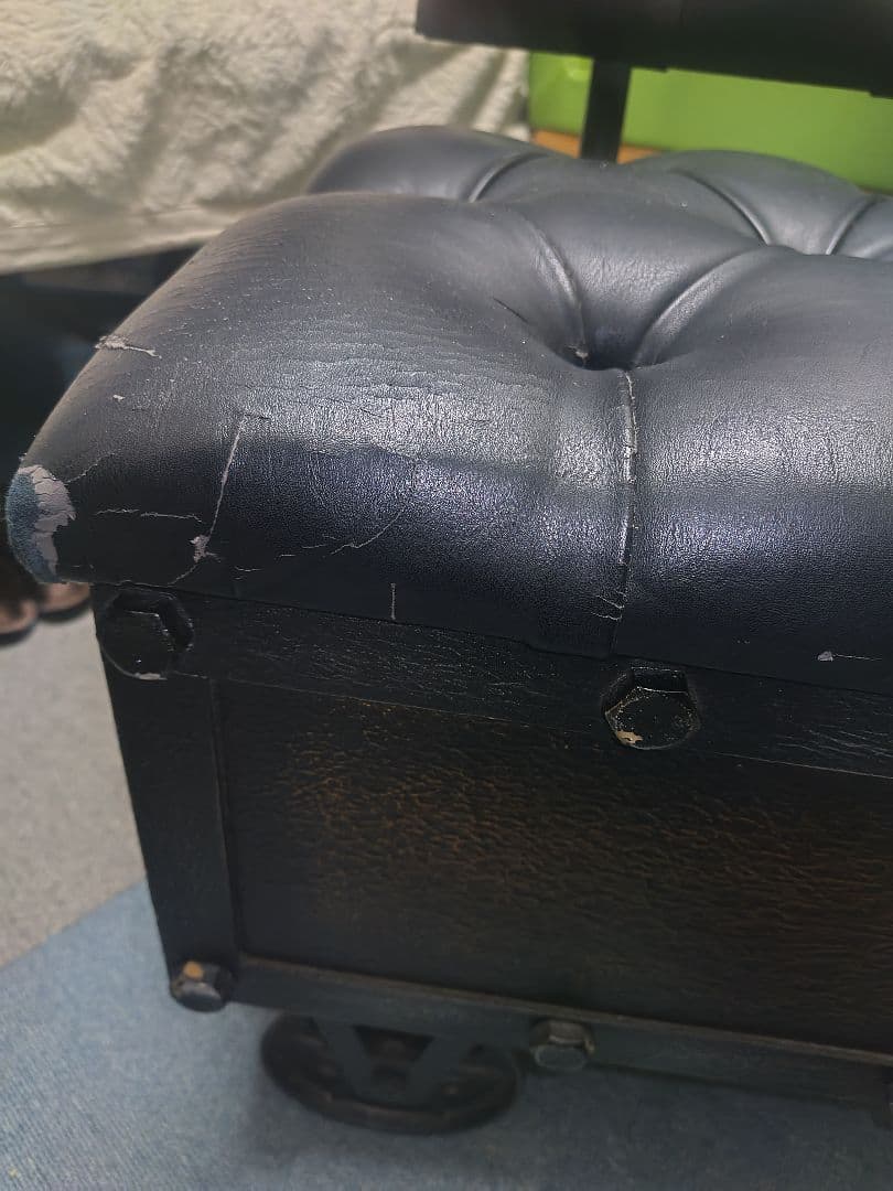 大幅値下げしました 不二貿易希少な滑車付き収納ボックスチェア