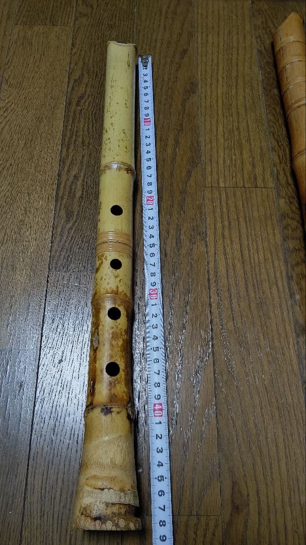 値下げ琴古琉尺八在銘二点　検　和楽器　虚無僧　管楽器
